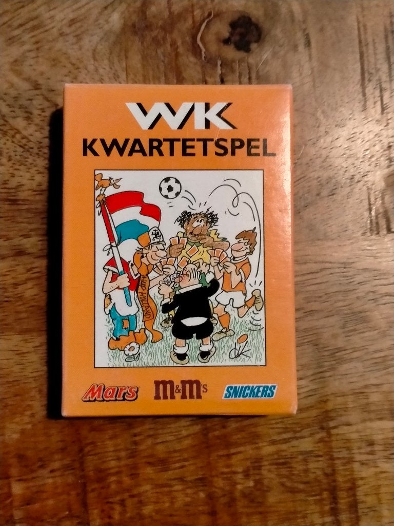 WK Kwartetspel kwartet voetbal Mars Snickers reclame uitgave, Verzenden, Gebruikt, Overige binnenlandse clubs