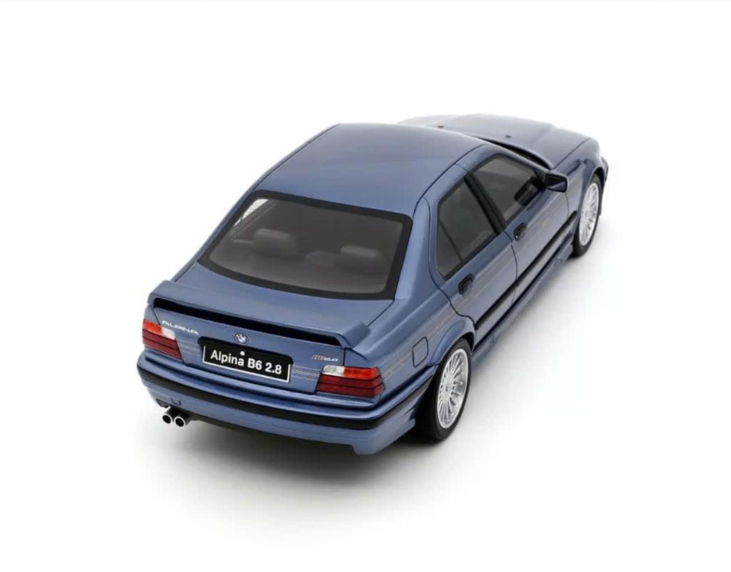 BMW E36 Alpina B6 2.8 Sedan BLAUW 92 OTTO MOBILE 1/18 OT1180, Verzenden, Nieuw, Auto, OttOMobile