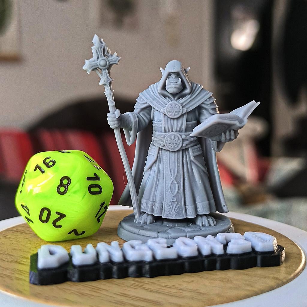 Dungeons & Dragons, D&D, HQ Dragonbor Orc Sorcerer, Ophalen of Verzenden