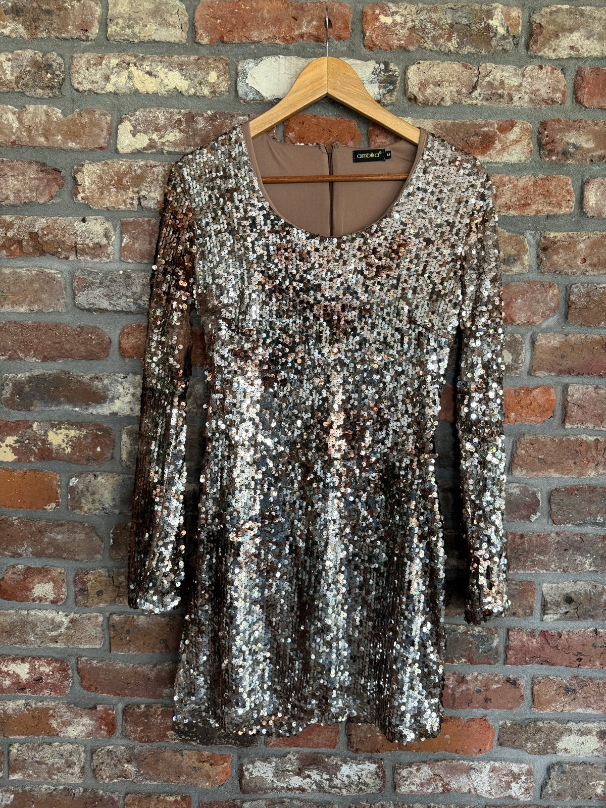 Ambika pailletten jurk maat M, zeer mooi, Kleding | Dames, Maat 38/40 (M), Meerkleurig, Ophalen of Verzenden, Zo goed als nieuw