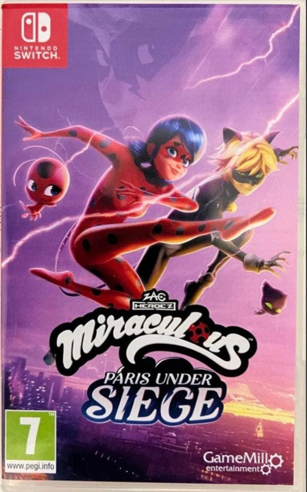Miraculous: Paris Under Siege Nintendo Switch, Avontuur en Actie, 1 speler, Ophalen of Verzenden, Zo goed als nieuw