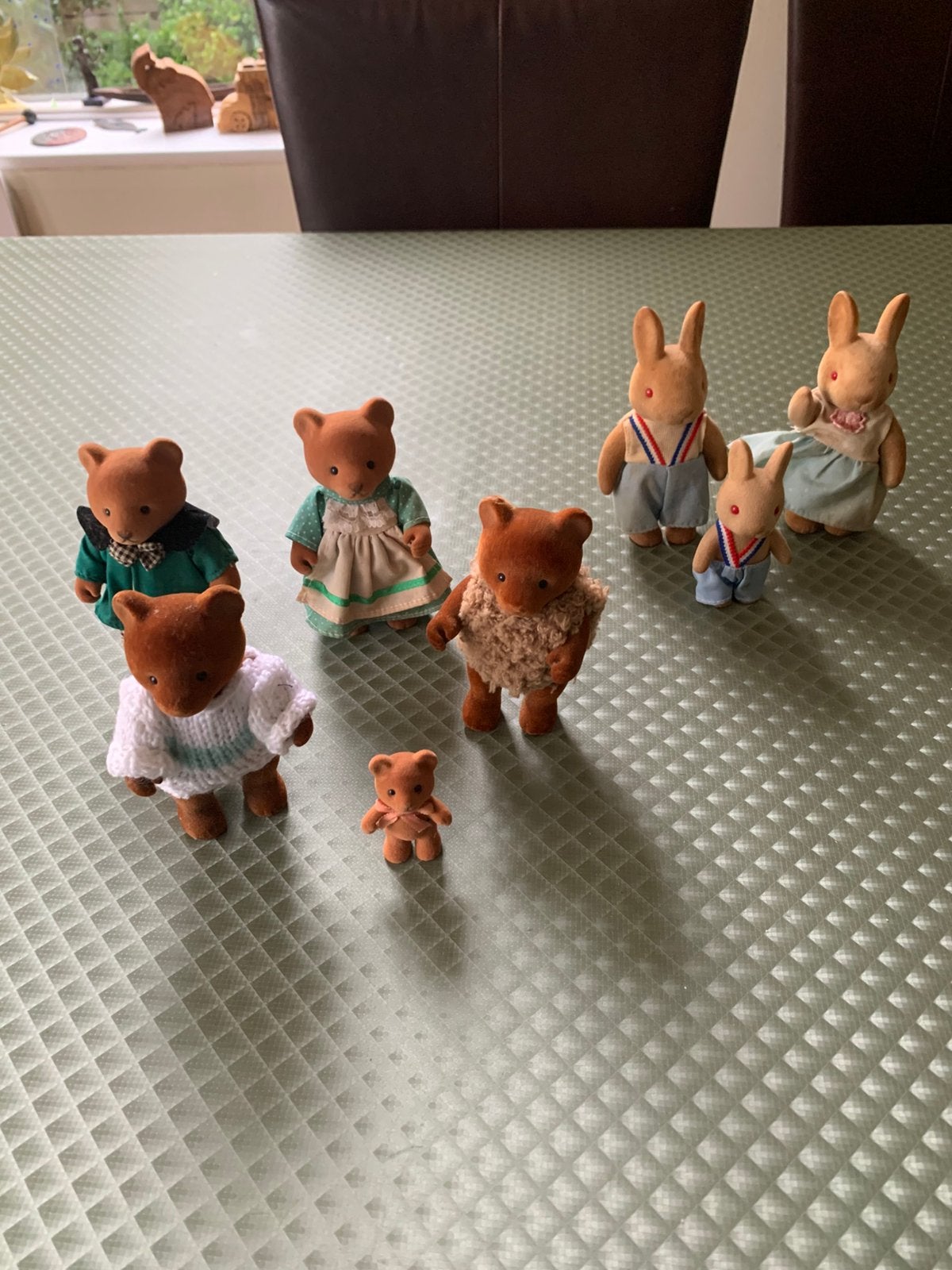 Vintage Sylvanian beertjes en konijntjes, Ophalen of Verzenden, Zo goed als nieuw