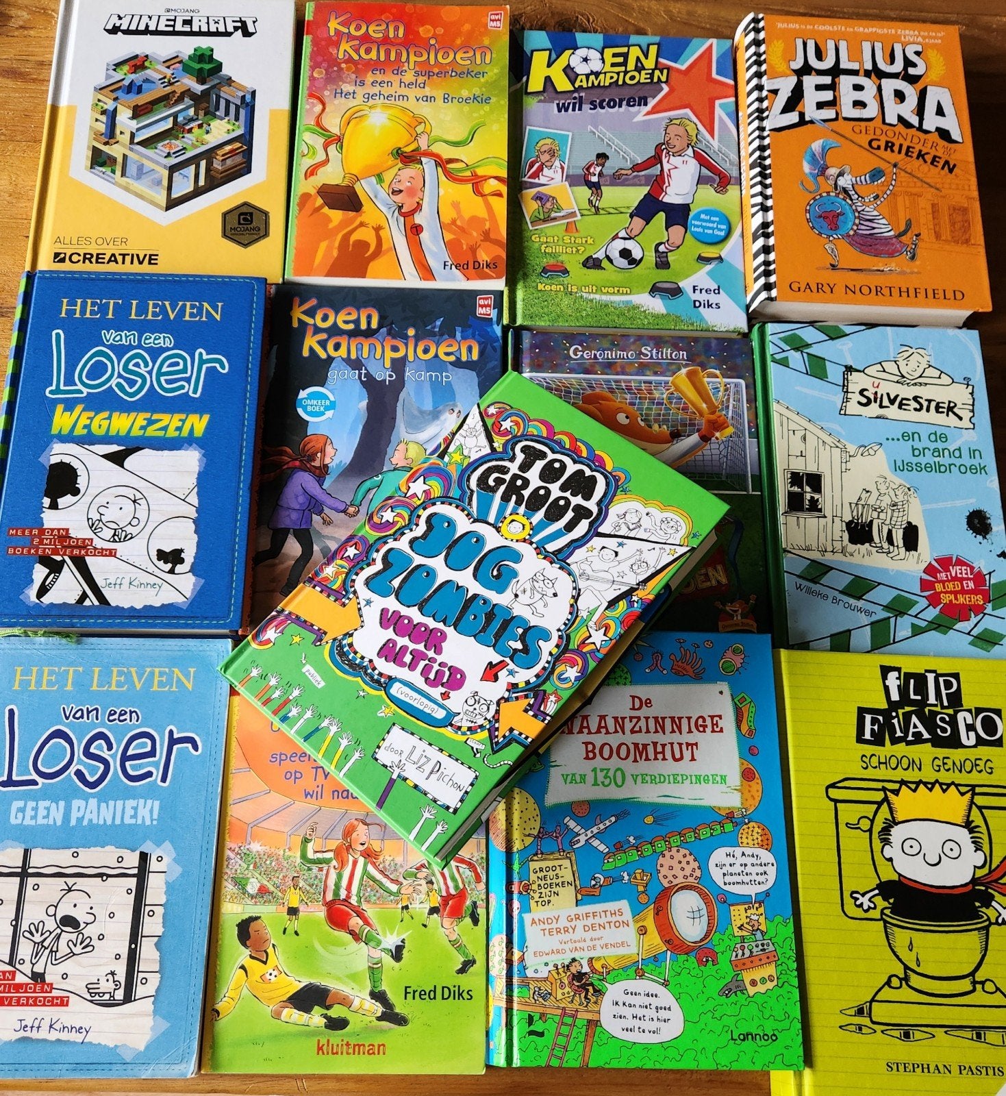 Grote collectie kinderboeken: Koen Kampioen, Tom Groot e.a., Ophalen of Verzenden, Zo goed als nieuw, Fictie