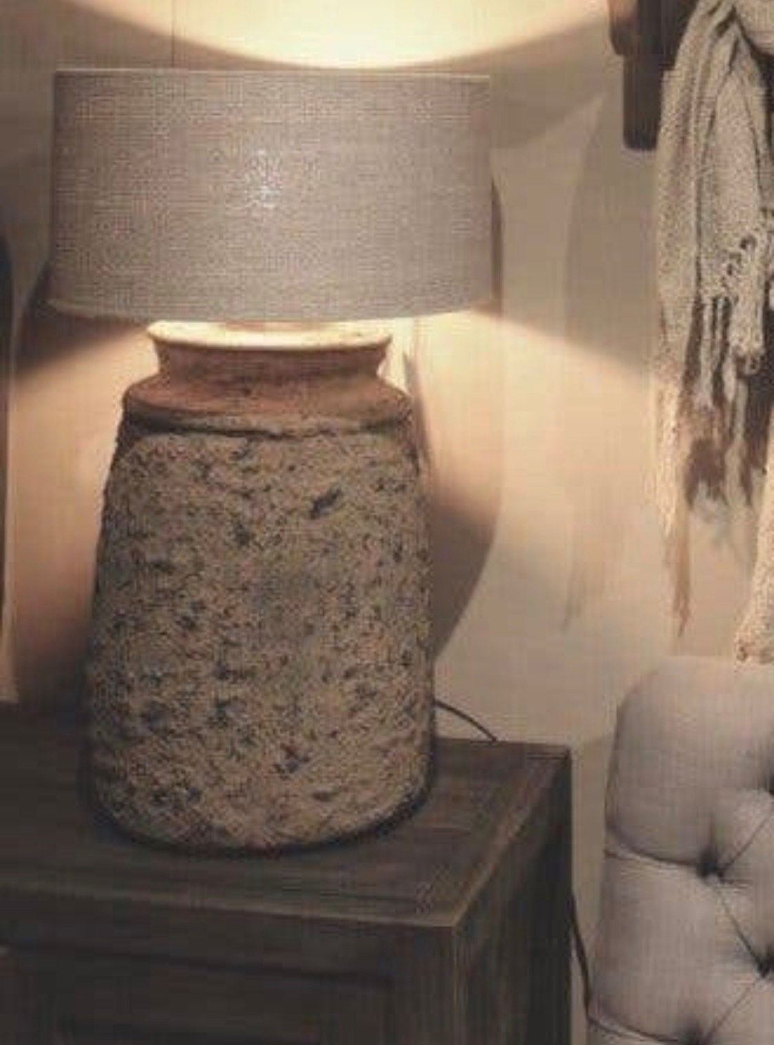 Landelijke robuuste lamp, Ophalen, Zo goed als nieuw