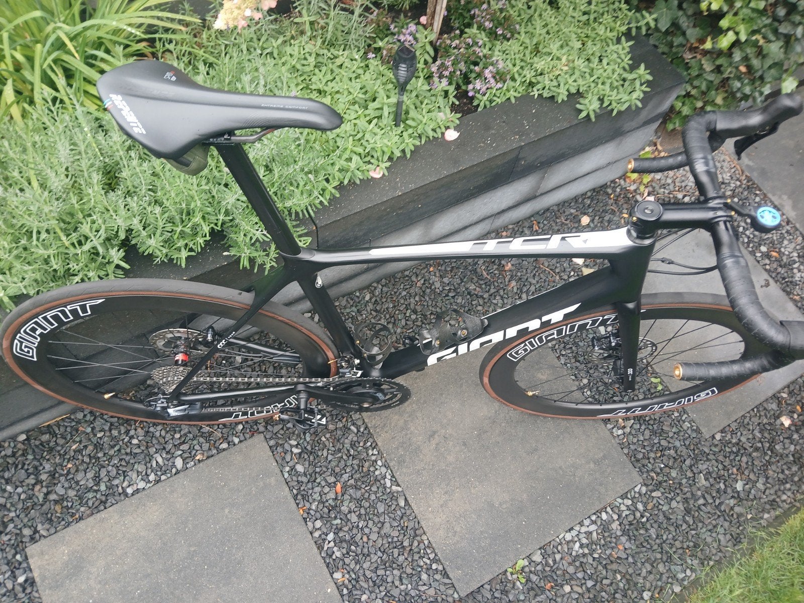 Giant racefiets maat L met originele powermeter, Ophalen, Gebruikt, Meer dan 20 versnellingen, Giant