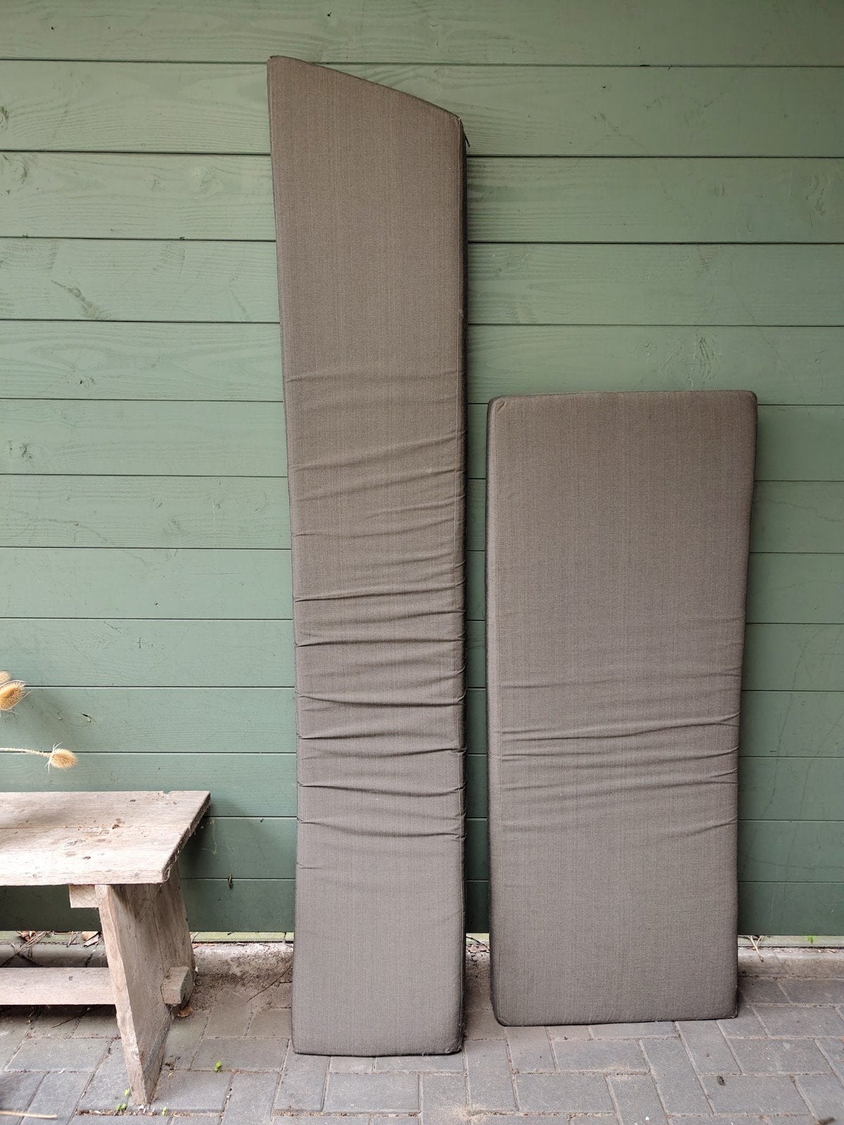 Kussens DIY tuinbank, Tuin en Terras, Ophalen, Gebruikt, Overige materialen