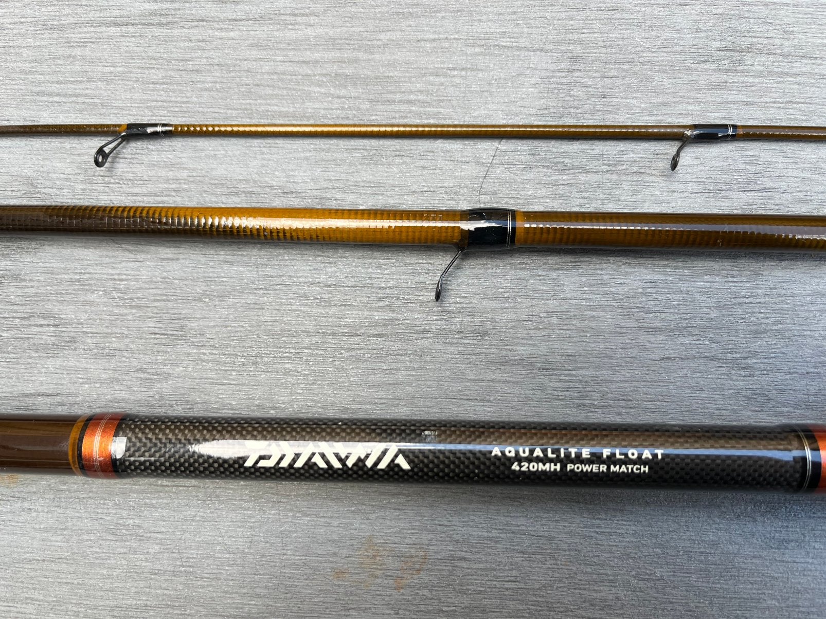 Daiwa Aqualite Float 4.20 MH Power Match, Ophalen of Verzenden, Zo goed als nieuw, Werphengel