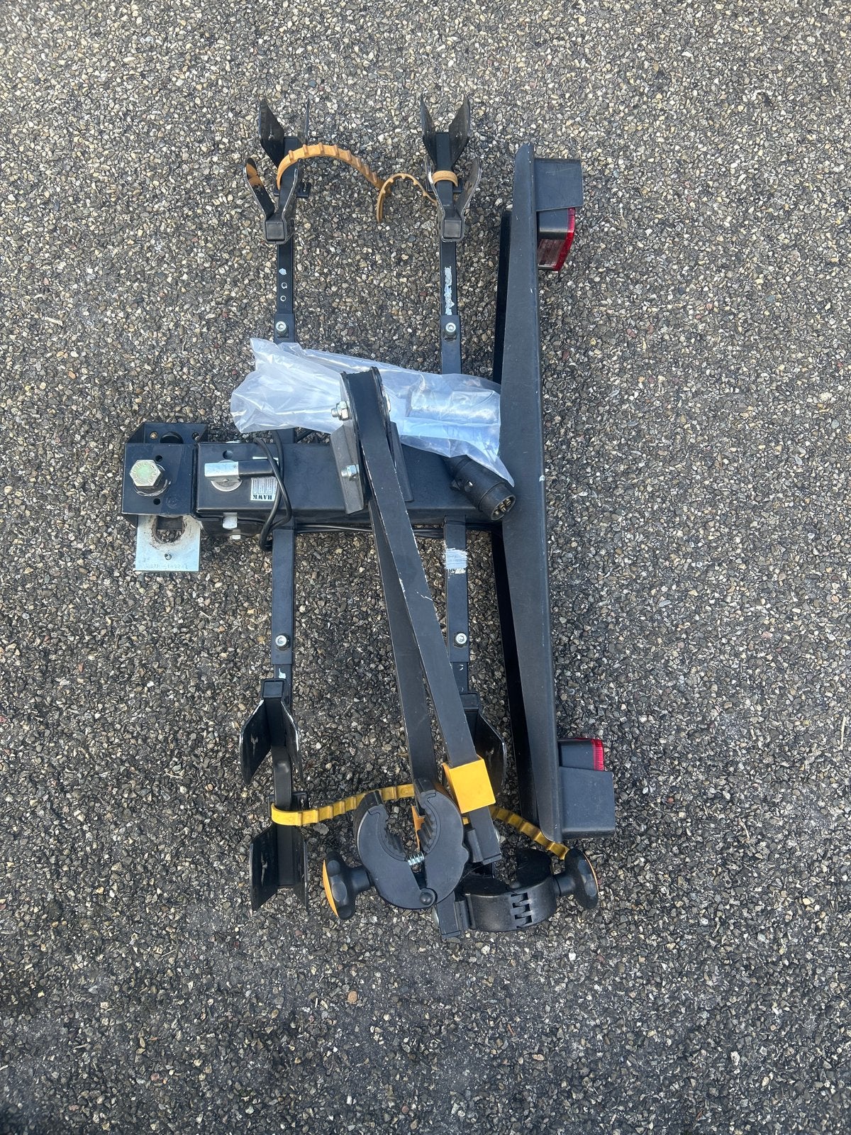 Hawk trekhaak fietsendrager voor 2 fietsen, Ophalen, 2 fietsen, Gebruikt, Trekhaakdrager