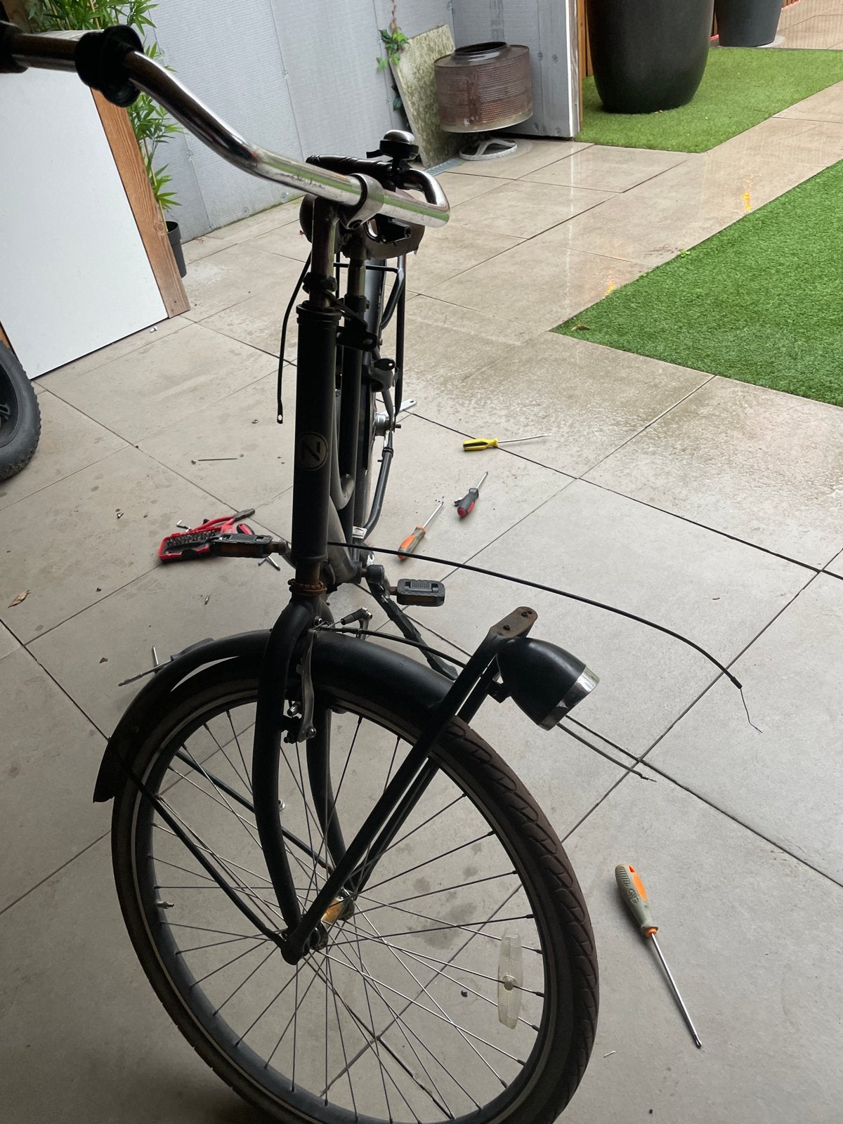 Trapt niet meer, Fietsen en Brommers, Velgrem, Ophalen, Overige merken, 53 tot 56 cm