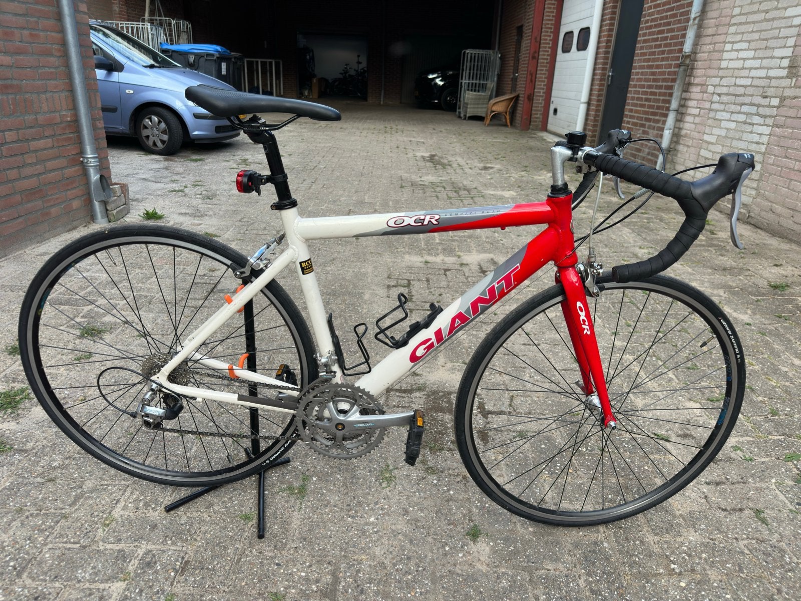 Giant OCR Racefiets - Wit/Rood - Nette staat, 28 inch, Gebruikt, Aluminium, Meer dan 20 versnellingen