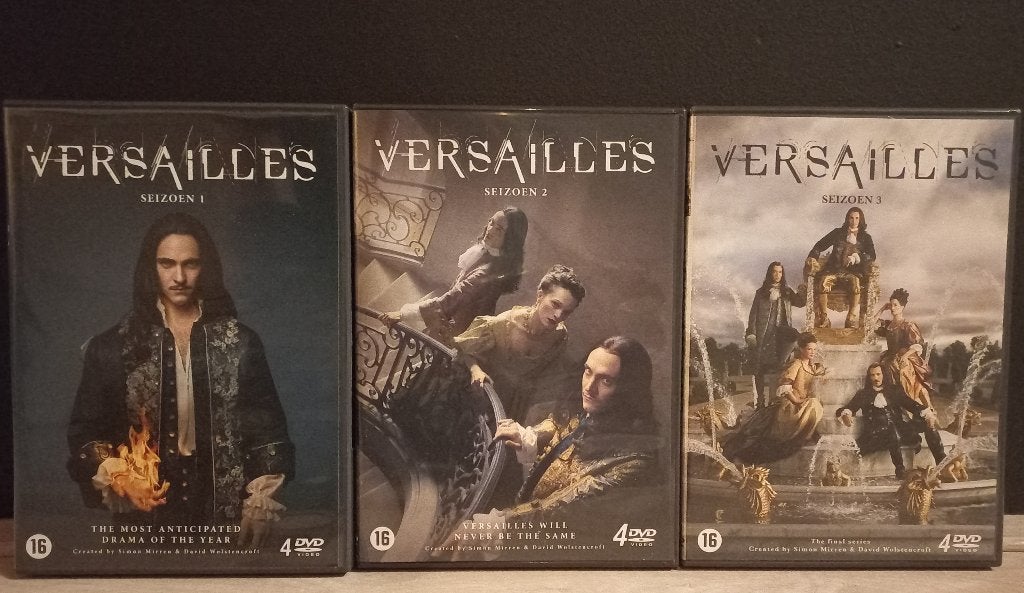 Versailles - Seizoen 1-3 - De Complete TV-Serie (12xDVD SET), Alle leeftijden, Drama, Ophalen of Verzenden, Zo goed als nieuw