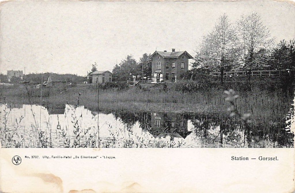 AZ908 Gorssel Station ca. 1910 uitg. De Eikenboom, Verzamelen, Ansichtkaarten | Nederland, Verzenden, Voor 1920, Ongelopen, Gelderland