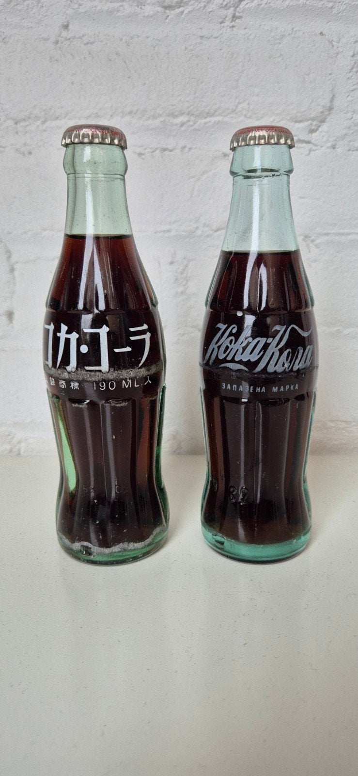 Vintage Coca-Cola contour bottles, Ophalen of Verzenden, Gebruikt, Verpakking