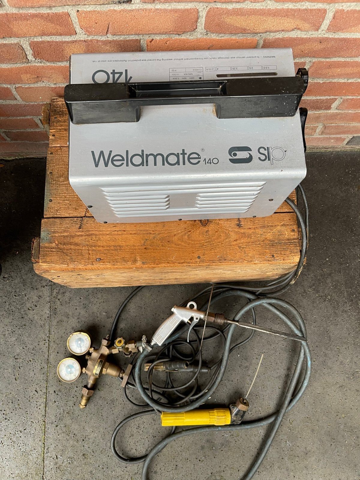 Weldmate SIP 140 lasapparaat met toebehoren, Doe-het-zelf en Verbouw, Ophalen, Gebruikt, Minder dan 150 ampère, Overige typen