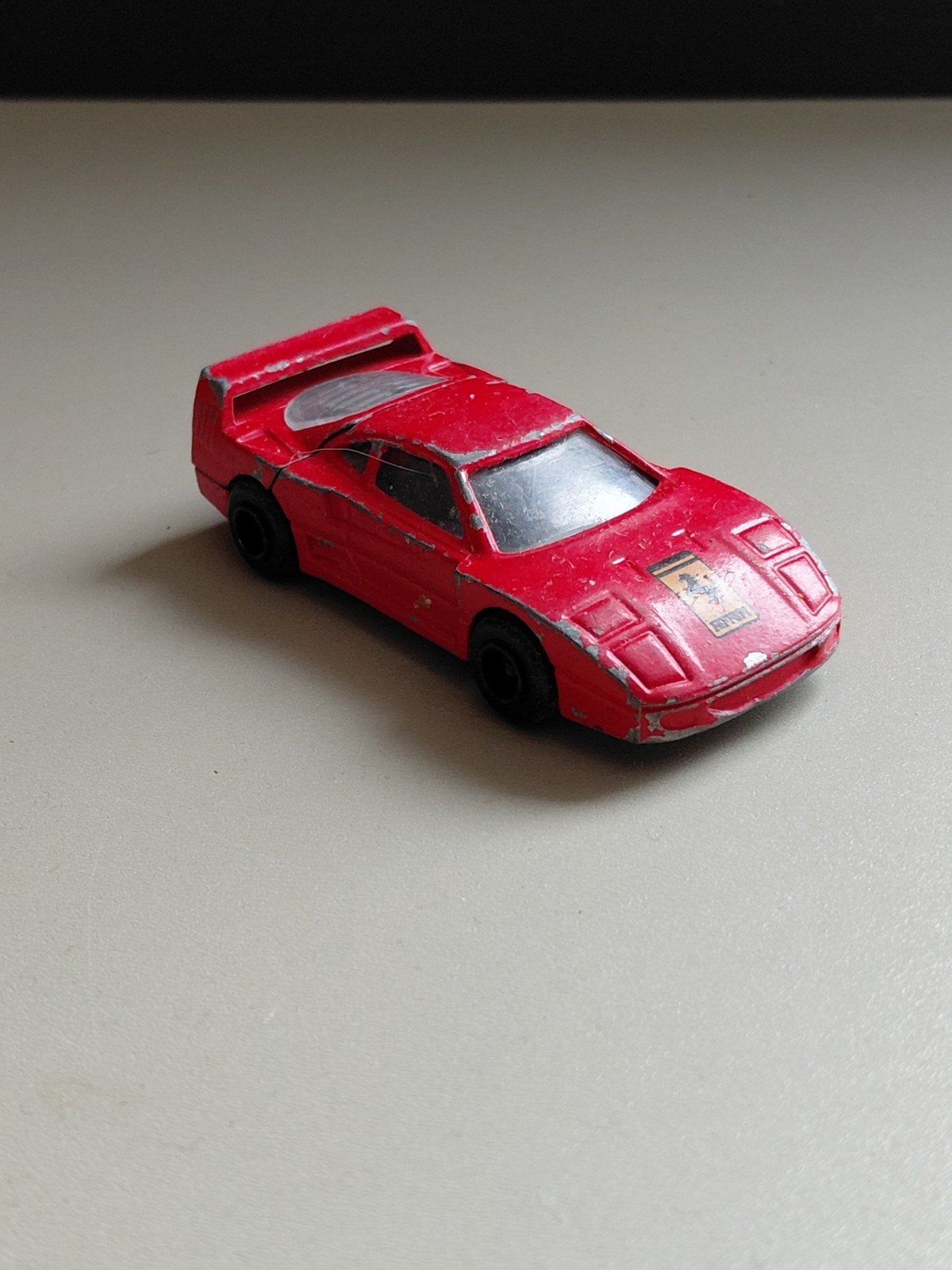 Majorette Ferrari F40 No 280 1:58 Die Cast Rood Los, Ophalen of Verzenden, Gebruikt, Auto