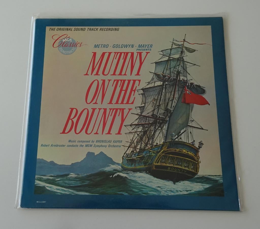Bronislau Kaper - Mutiny On The Bounty - Soundtrack uit 1986, Ophalen, Zo goed als nieuw, 12 inch