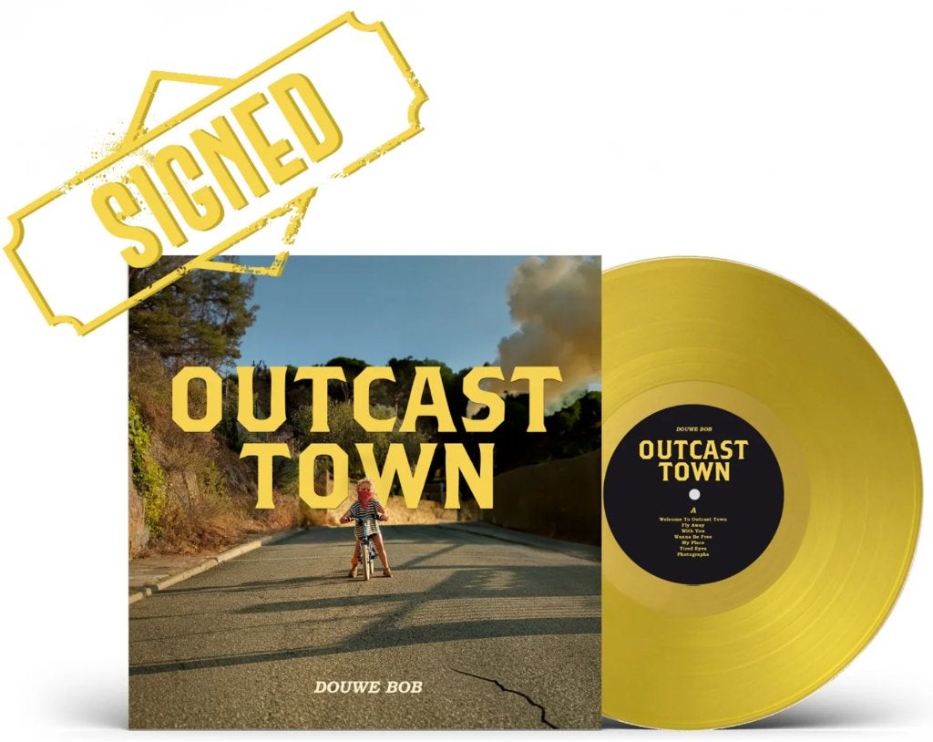Vinyl LP Douwe Bob Outcast Town GESIGNEERD YELLOW NIEUW, Limited edition, LP, Pop, Ophalen of Verzenden