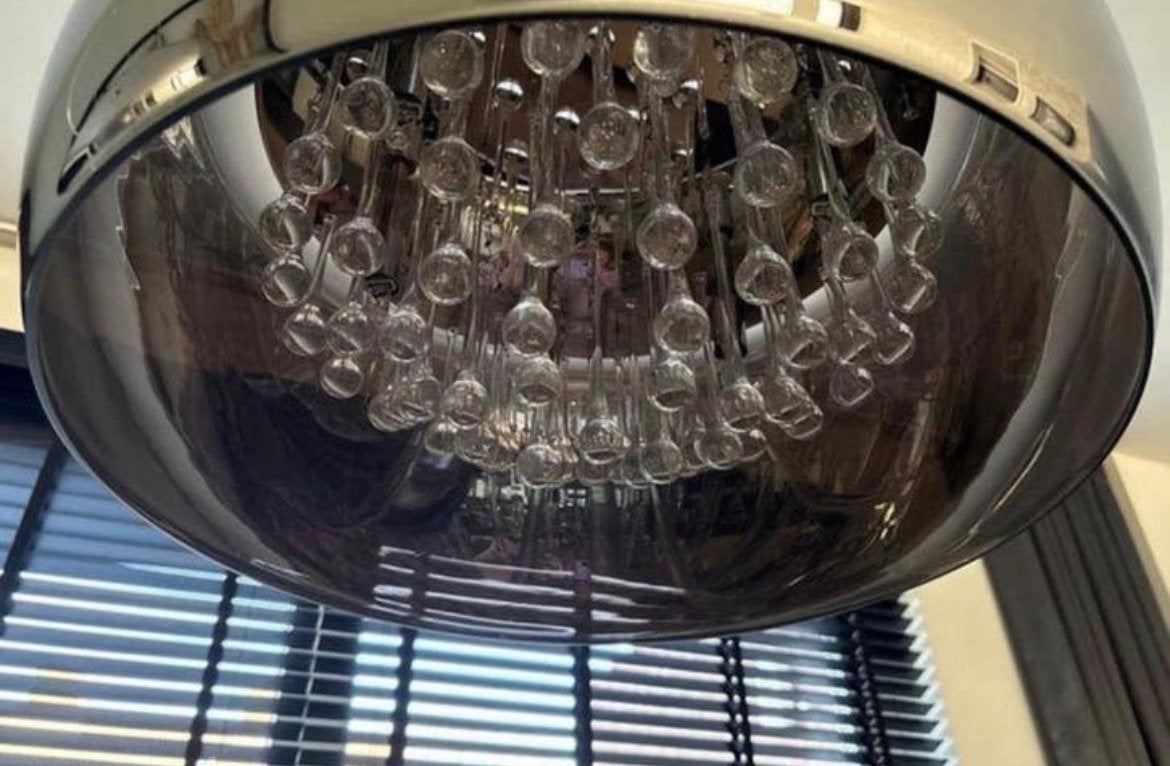 Lucide Pearl Hanglamp - Ø 60 cm - Modern Design, Ophalen, Zo goed als nieuw, Metaal