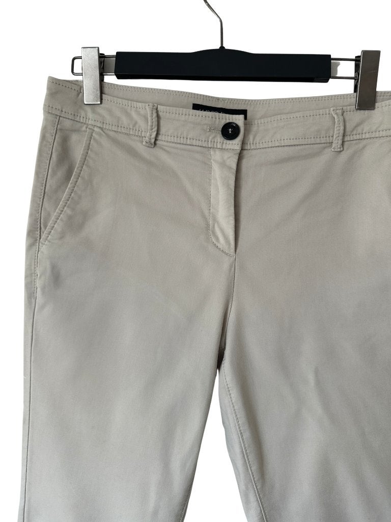 Marc Cain broek L, Maat 38/40 (M), Zwart, Ophalen of Verzenden, Zo goed als nieuw