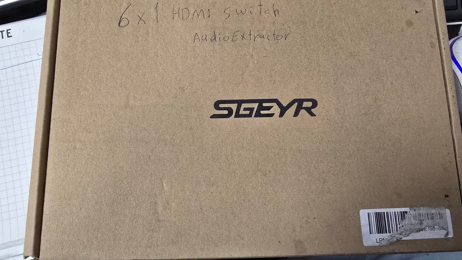 SGEHR 6x1 HDMI switch., Ophalen of Verzenden, Nieuw