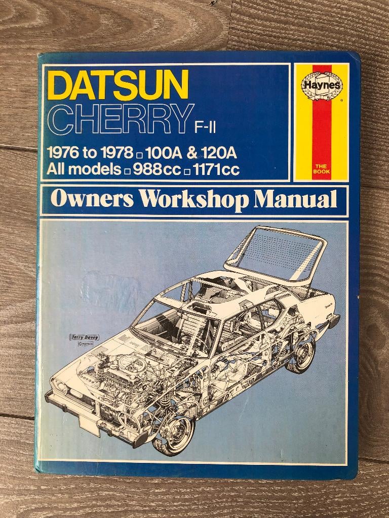 Haynes Manual Datsun Cherry F-II 100A & 120A 1976-1978, Ophalen of Verzenden