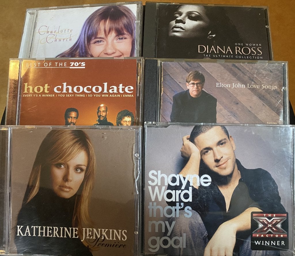 5 CD's en 1 CD single in één koop, Gebruikt, Ophalen of Verzenden, Inclusief doosje, Album