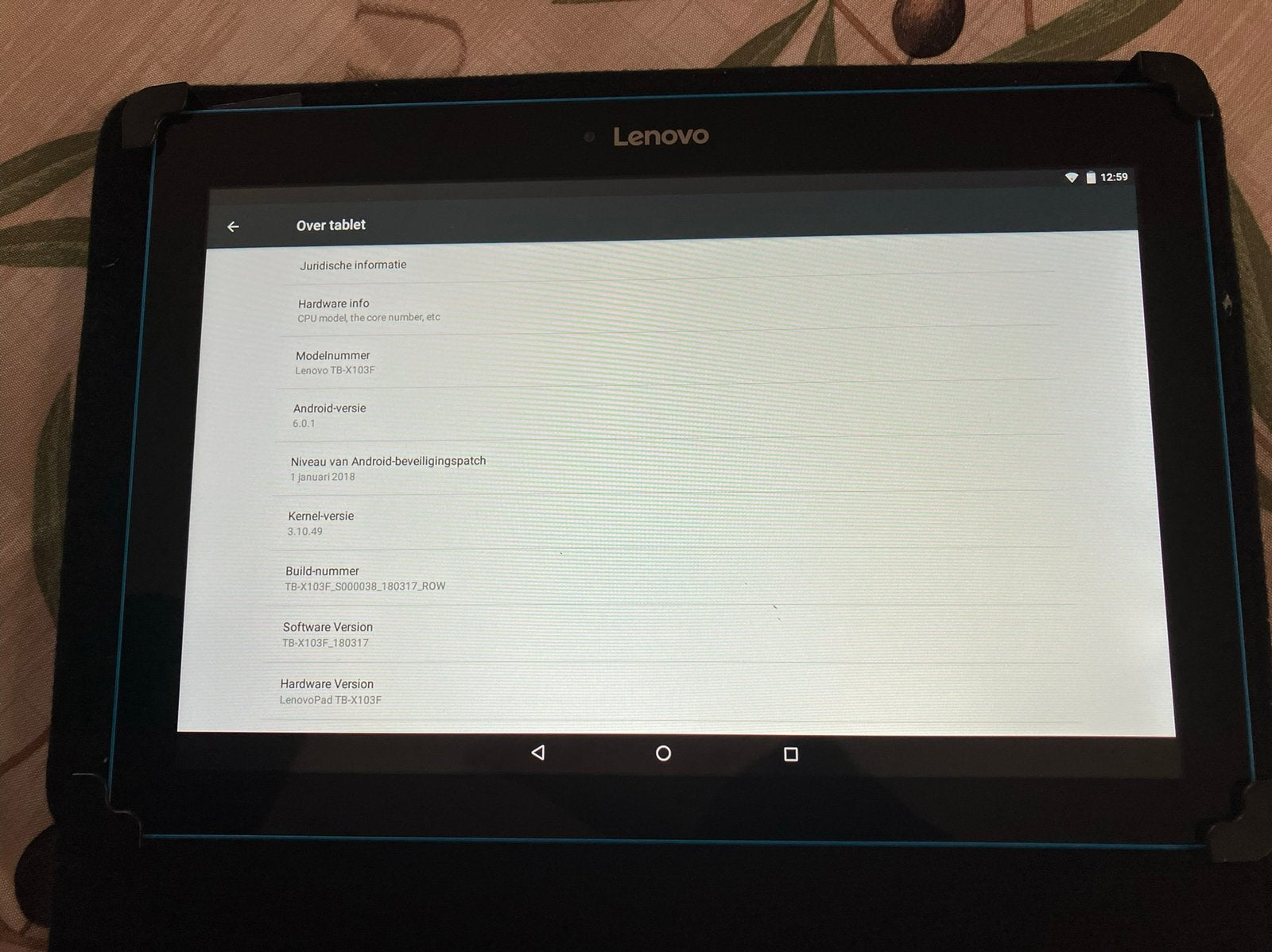 Lenovo tablet, Computers en Software, Gebruikt, 16 GB, Wi-Fi, TB-X103F