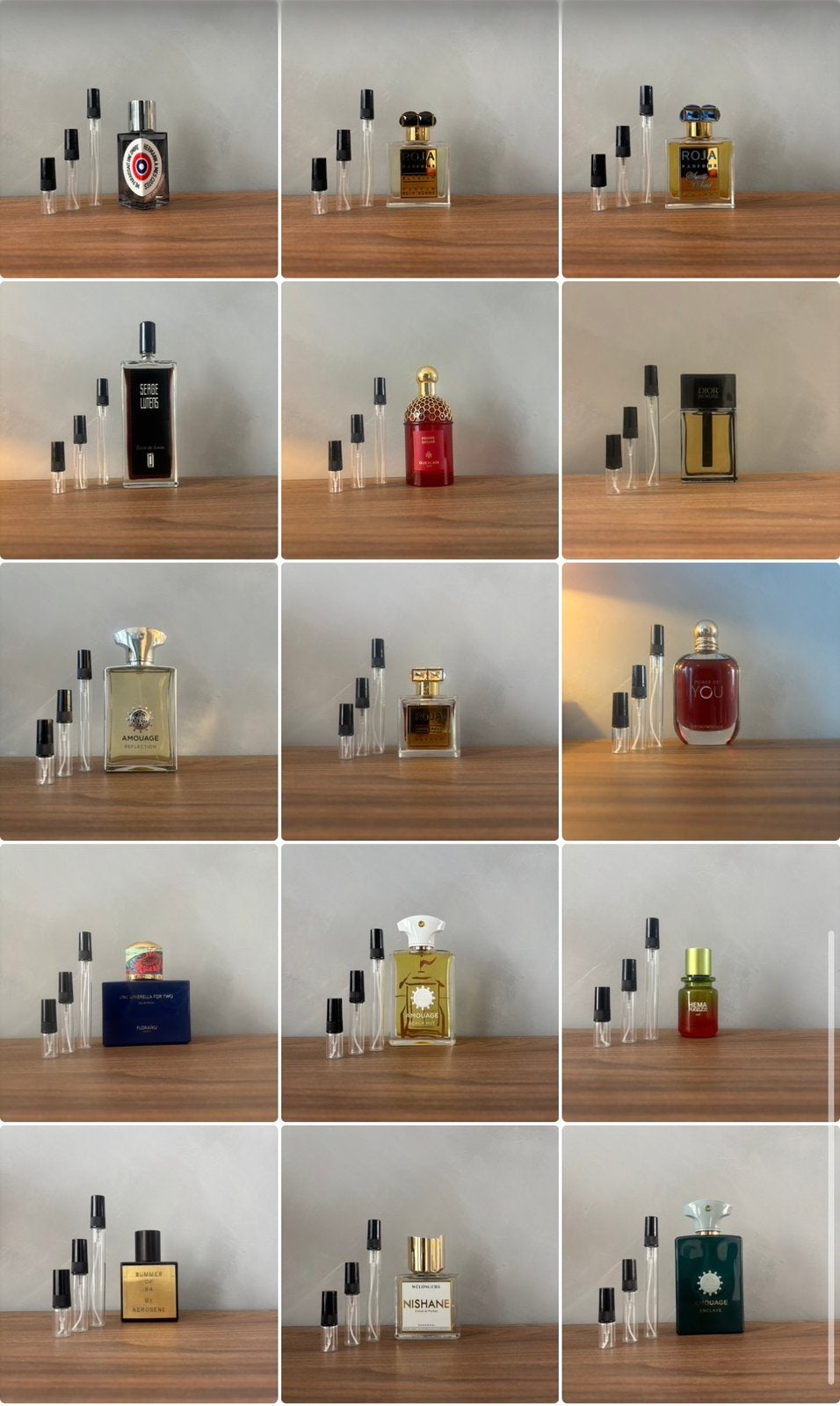 Niche & Designer 1/2/5/10ML Parfum samples, testers & decant, Ophalen of Verzenden, Nieuw