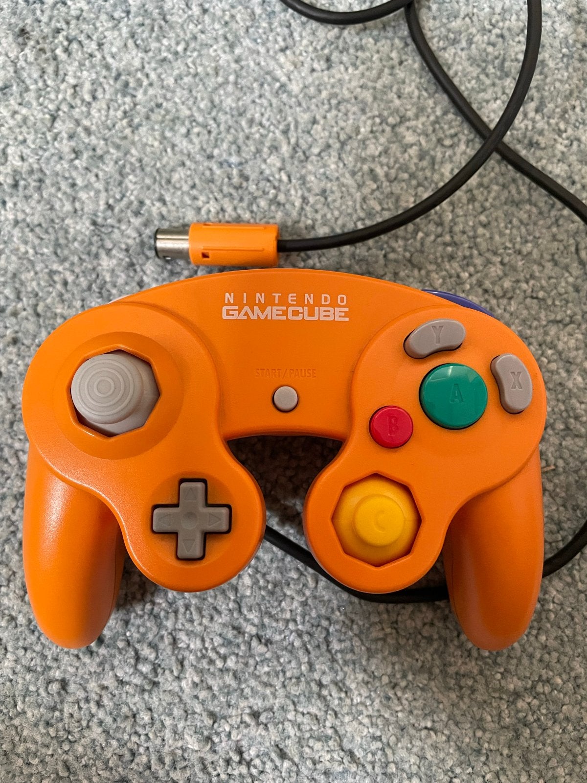 Nintendo GameCube Controller - Oranje, Gebruikt, 1 speler, _, _