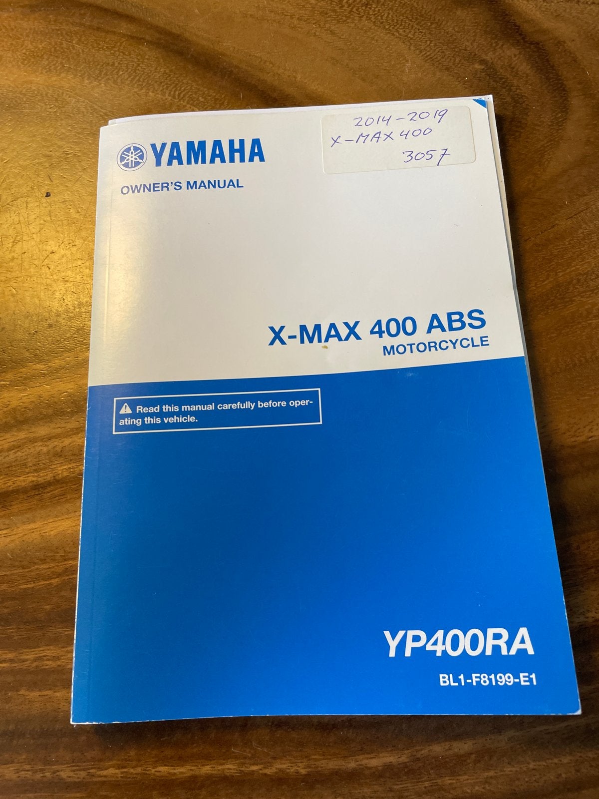 Yamaha X-MAX 400 ABS Owners Manual 2014-2019, Ophalen of Verzenden, Yamaha