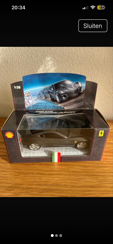 Schaalmodel Ferrari 599 GTB Fiorano - Shell V-Power, Ophalen of Verzenden, Nieuw, Auto, Overige merken