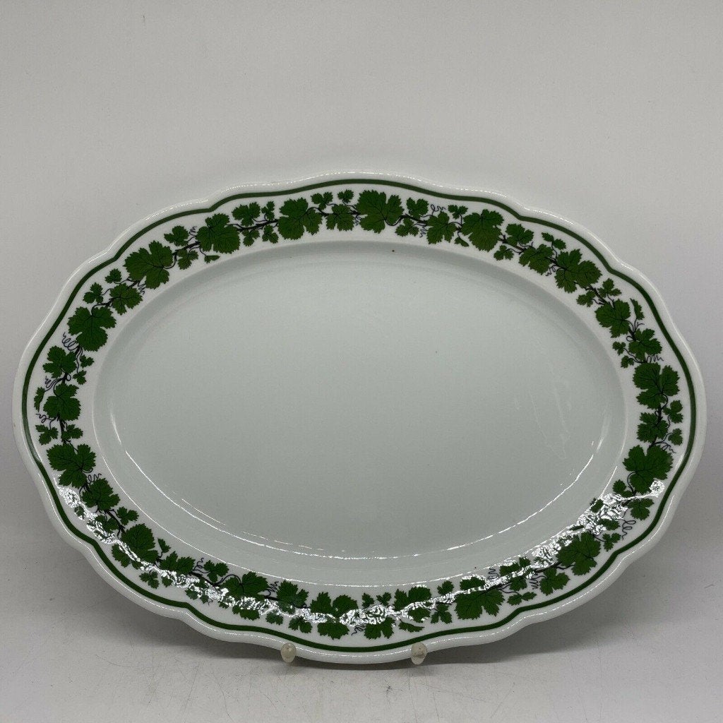 Meissen serveerschaal motief - wijnbladeren, Ophalen of Verzenden