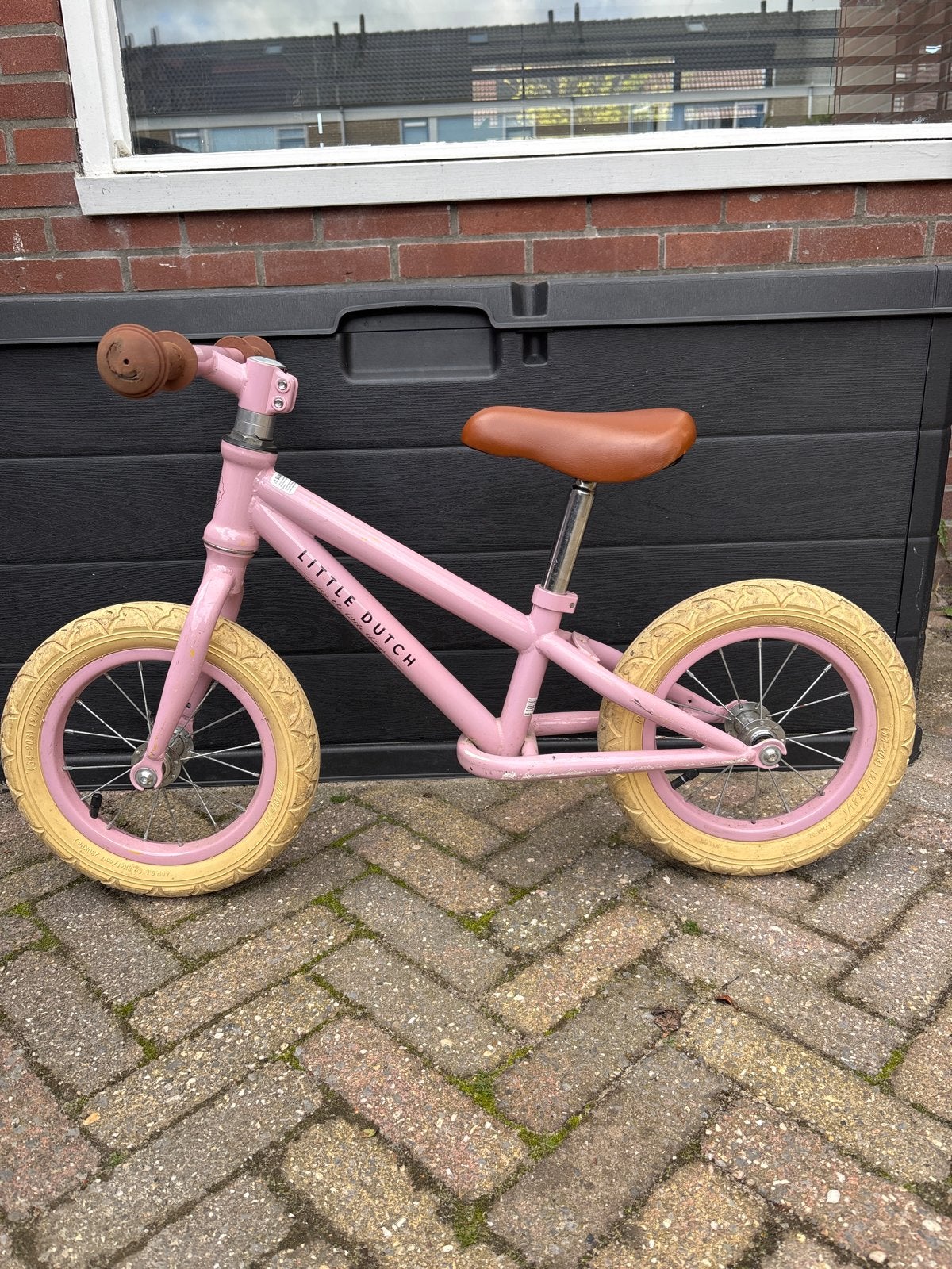 Little Dutch loopfietsje 12,5 inch, Fietsen en Brommers, Ophalen, Gebruikt, Minder dan 16 inch