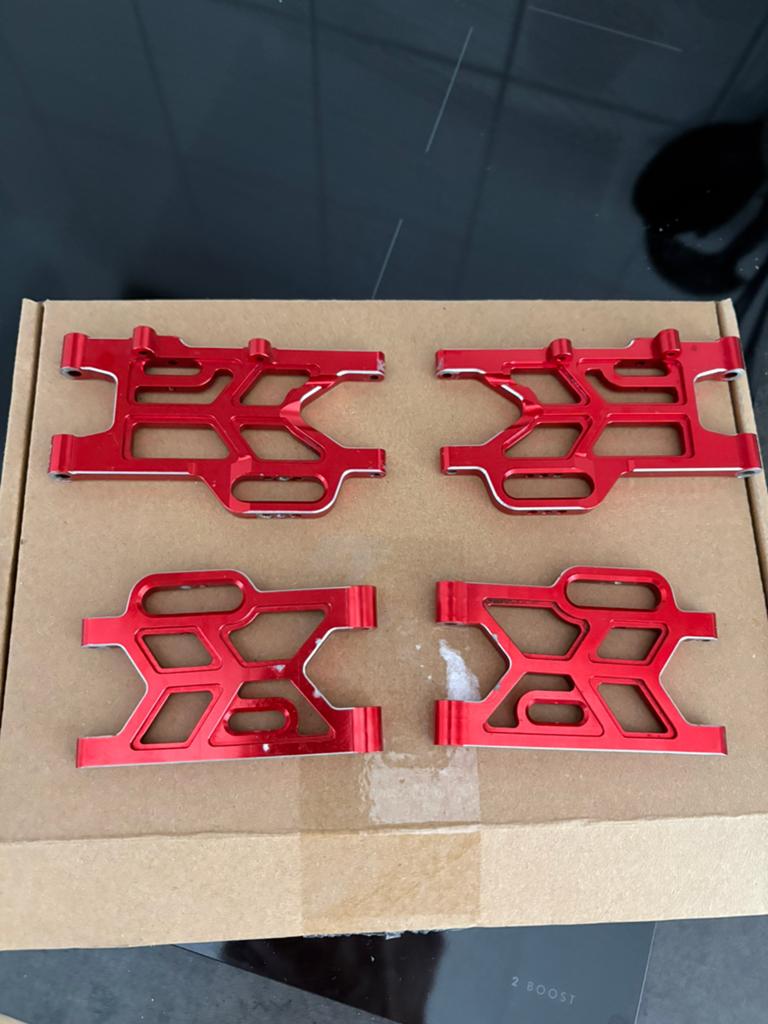 Arrma Mojave 4s aluminium draagarmen, Ophalen of Verzenden, Gebruikt, Overige schalen, Onderdeel