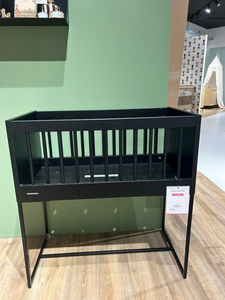 Kidsmill Modular Wieg zwart, Kinderen en Baby's, Babywiegjes en Ledikanten, Zo goed als nieuw, Ledikant, Ophalen