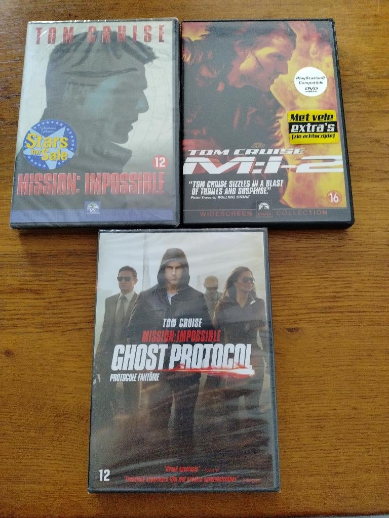 Mission impossible  3 delen, Vanaf 12 jaar, Ophalen, Gebruikt, Actie