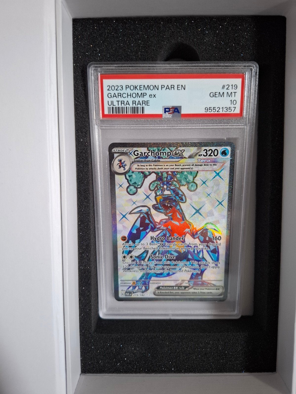 Garchomp ex 219 PSA 10 GEM MT, Ophalen of Verzenden, Nieuw, Losse kaart, Foil