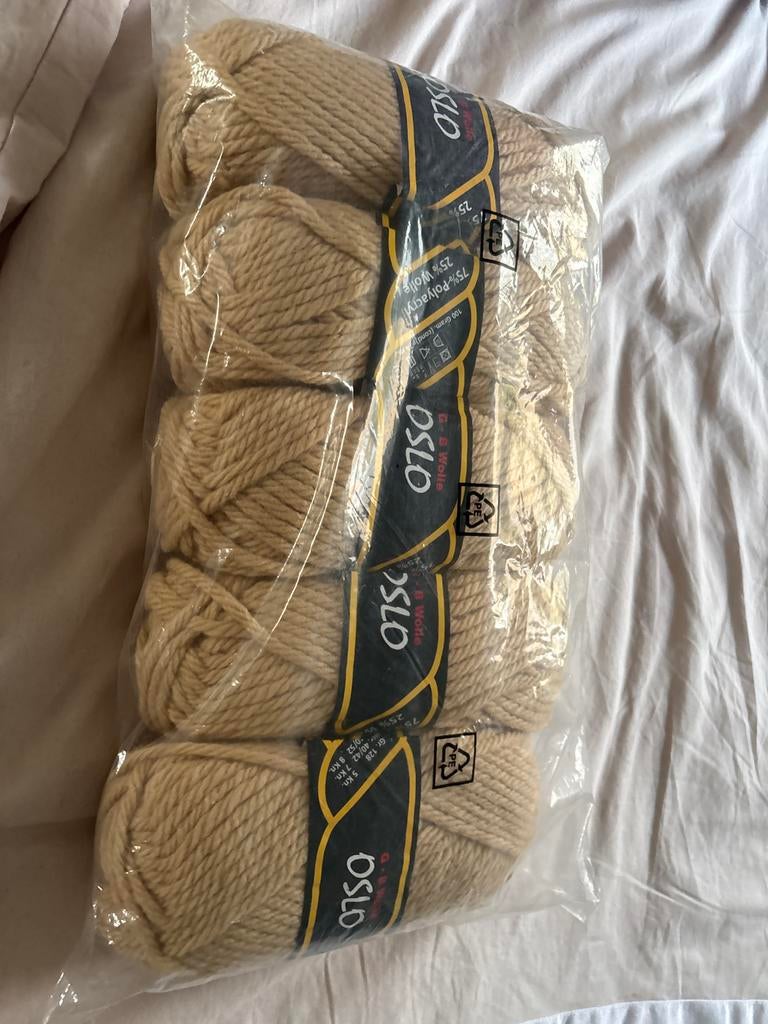 Oslo wol pakket 5 stuks, Hobby en Vrije tijd, Ophalen of Verzenden, Nieuw, Breien of Haken, Wol of Garen