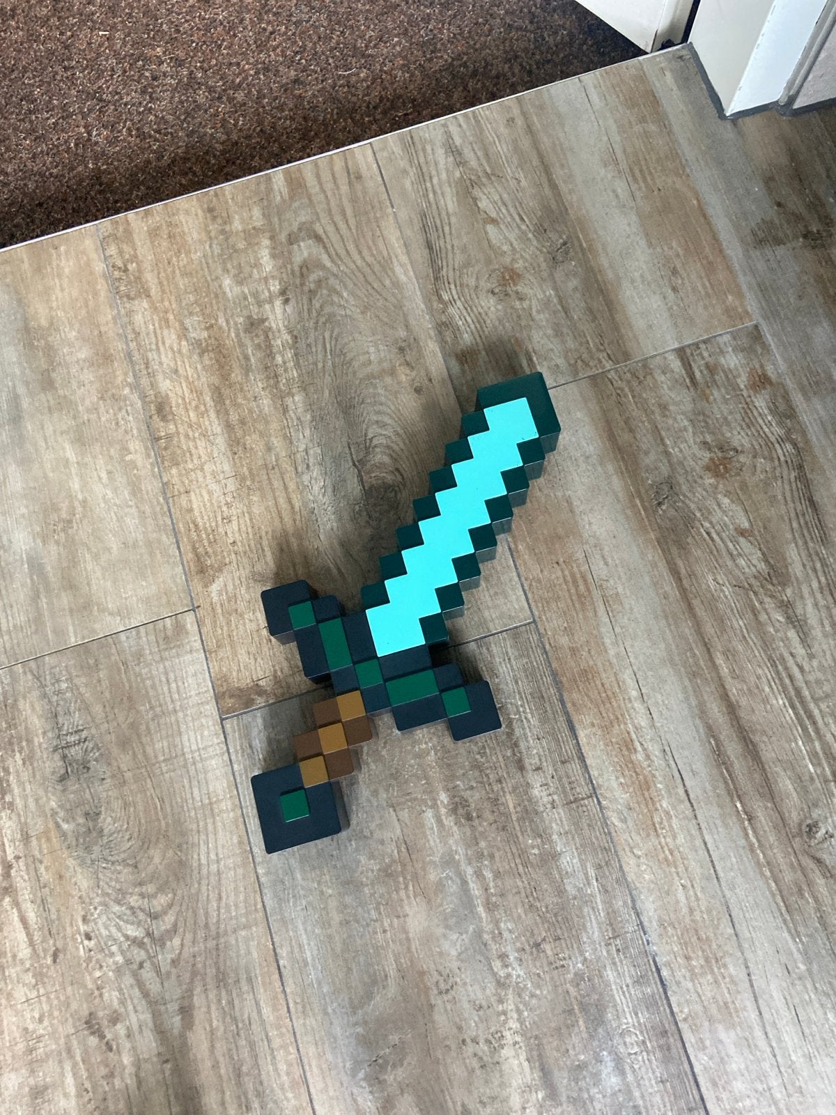 Minecraft Diamanten Zwaard Speelgoed, Kinderen en Baby's, Speelgoed | Overig, Ophalen, Gebruikt, Jongen of Meisje