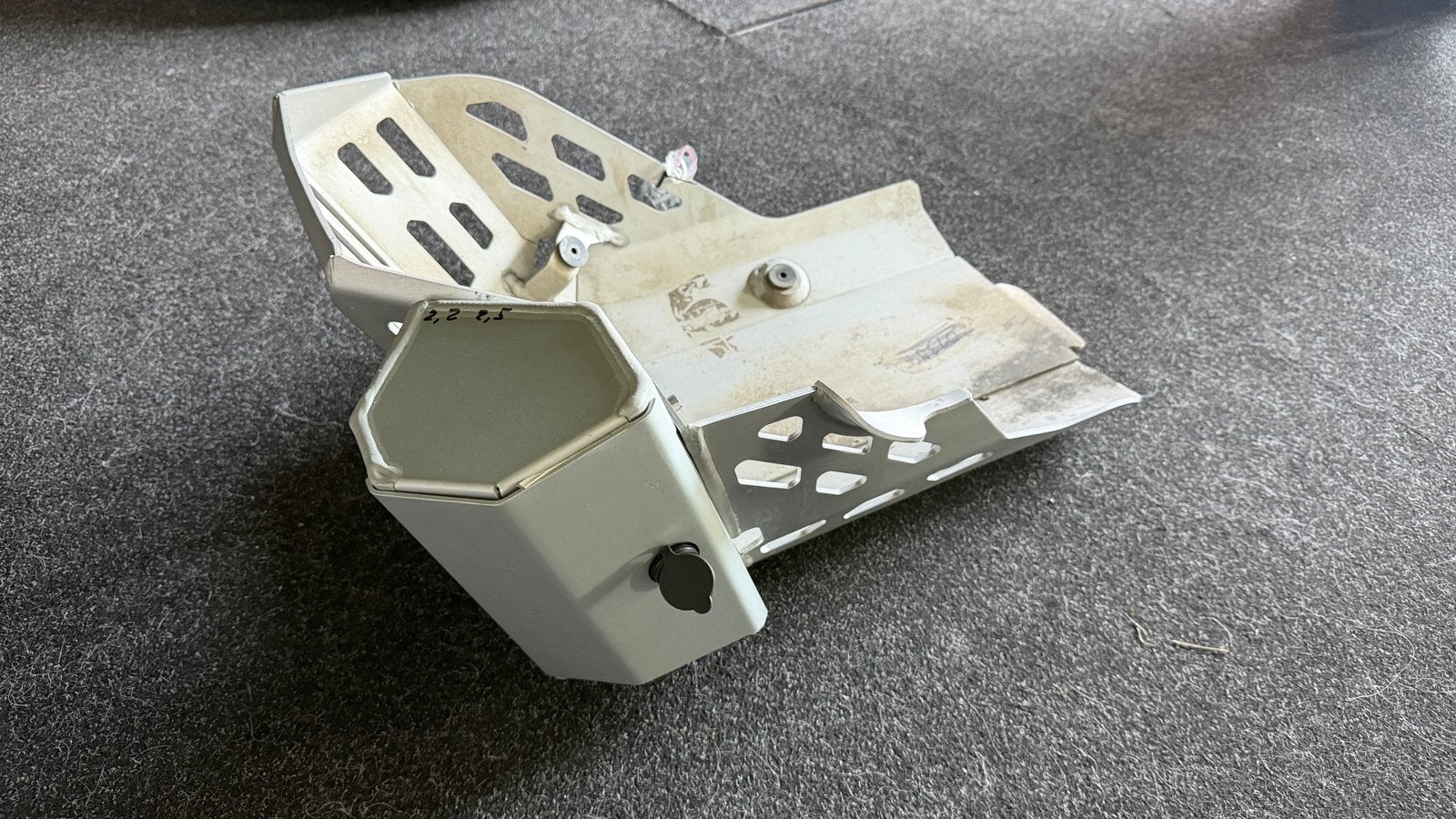 Bodemplaat tenere 700 motor beschermer skid plate, Ophalen, Gebruikt