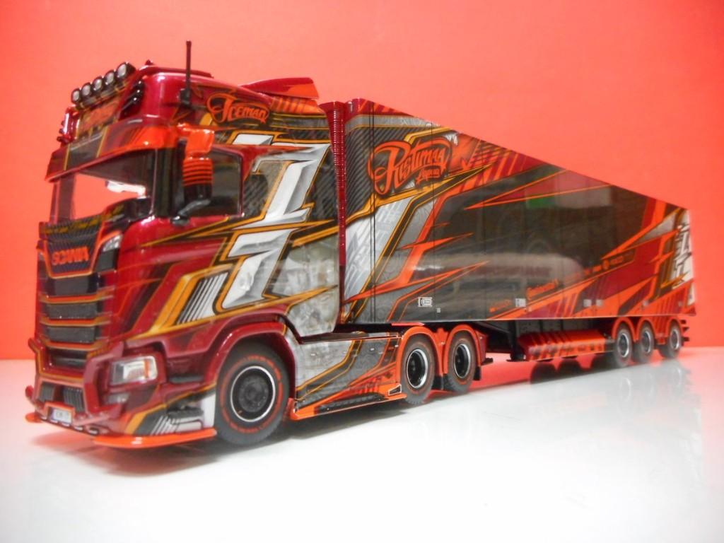 TEKNO SCANIA HIGHLINE RISTIMAA - ICEMAN, FINLAND 85092, Ophalen of Verzenden, Nieuw, Bus of Vrachtwagen, Tekno