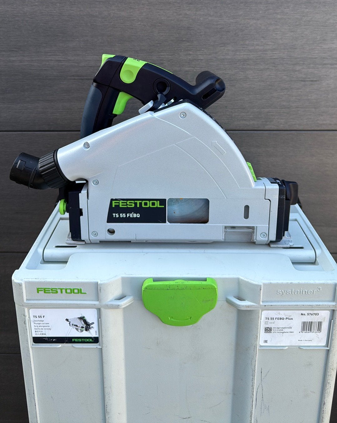 FESTOOL TS 55 FEBQ INVALZAAG, Invalzaag, Ophalen of Verzenden, Zo goed als nieuw, 30 tot 70 mm