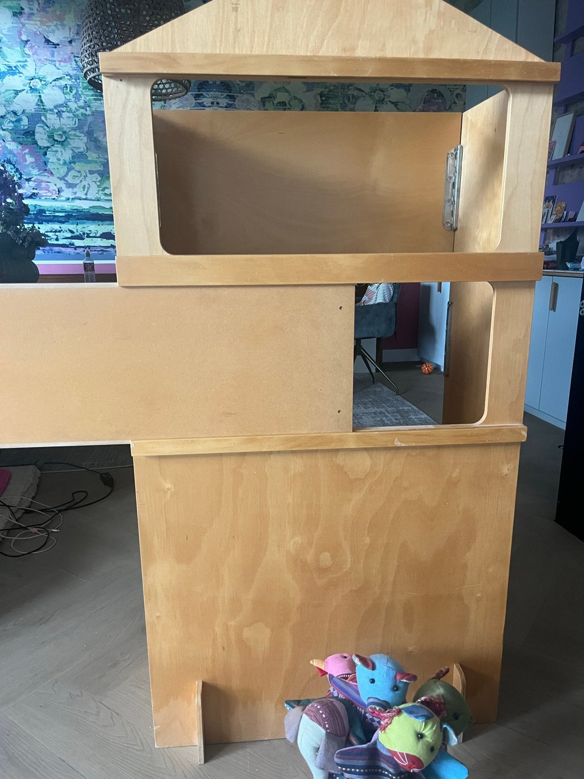 Houten poppenkast/theatertje - Kleuterschool kwaliteit, Kinderen en Baby's, Speelgoed | Overig, Ophalen, Gebruikt, Jongen of Meisje