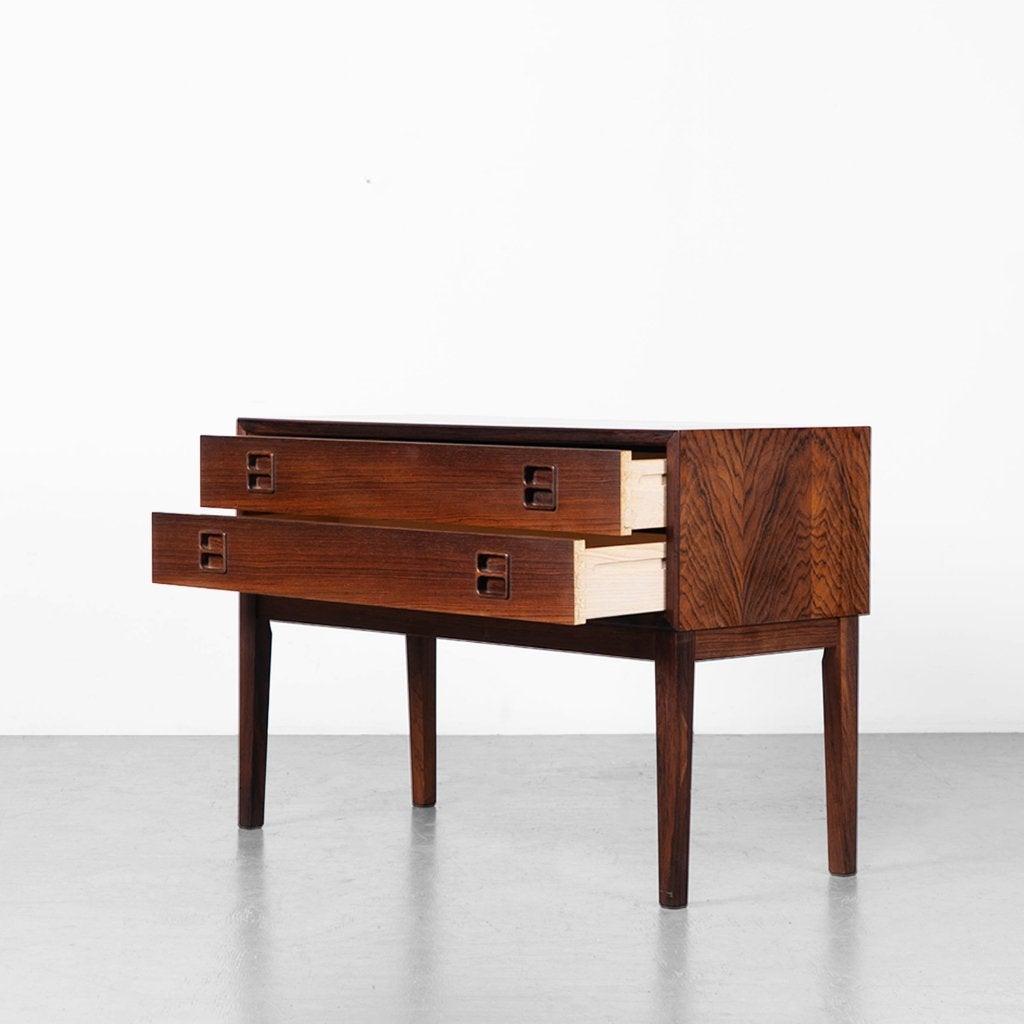 Vintage Deense ladekast in palissanderhout, Ophalen, Gebruikt, 1 of 2 laden, Deens Design, Scandinavisch, Vintage, Mid Century, Retro