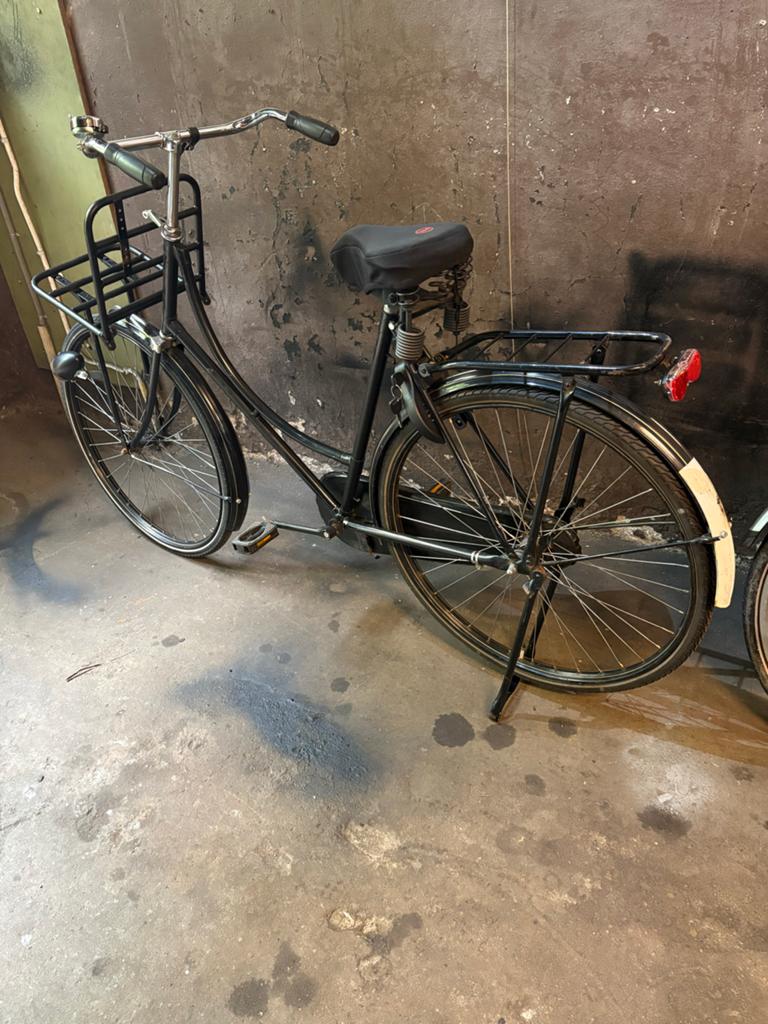 Omafiets met voorrek, licht en standaard - geen mankementen, Ophalen of Verzenden, Gebruikt