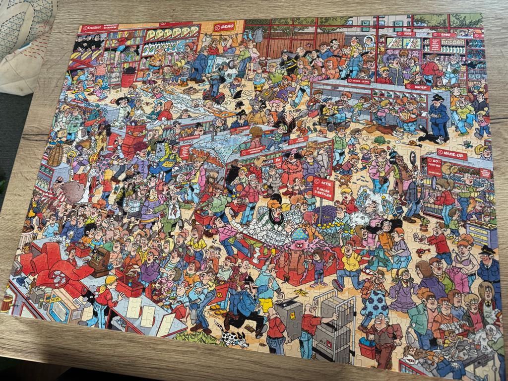 Jan van Haasteren puzzel 950 stukjes - Kruidvat Voordeel, Hobby en Vrije tijd, Denksport en Puzzels, Ophalen of Verzenden, 500 t/m 1500 stukjes