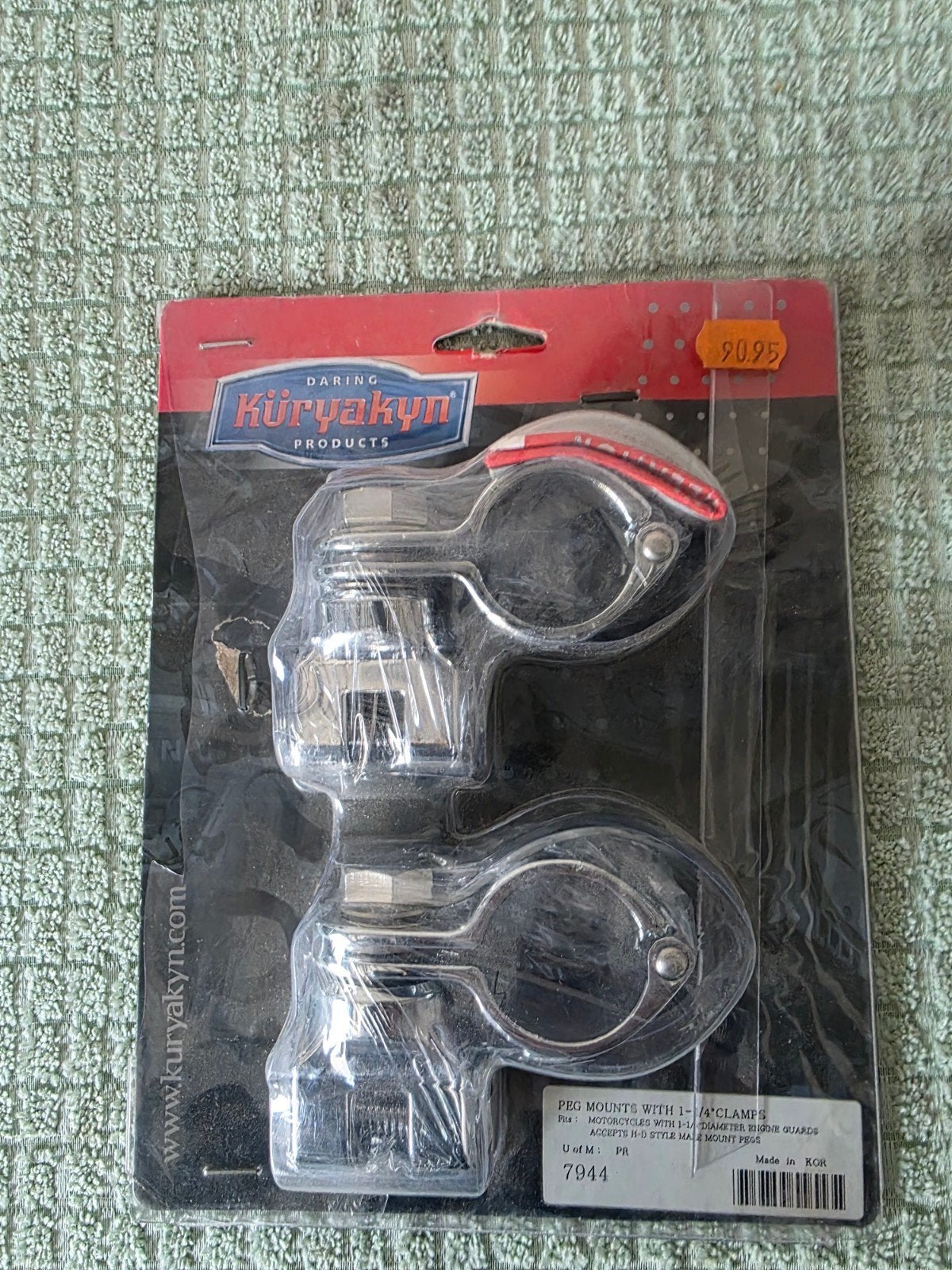 Kuryakyn Peg Mounts met 1-1/4" Klemmen (Nieuw), Motoren, Ophalen of Verzenden