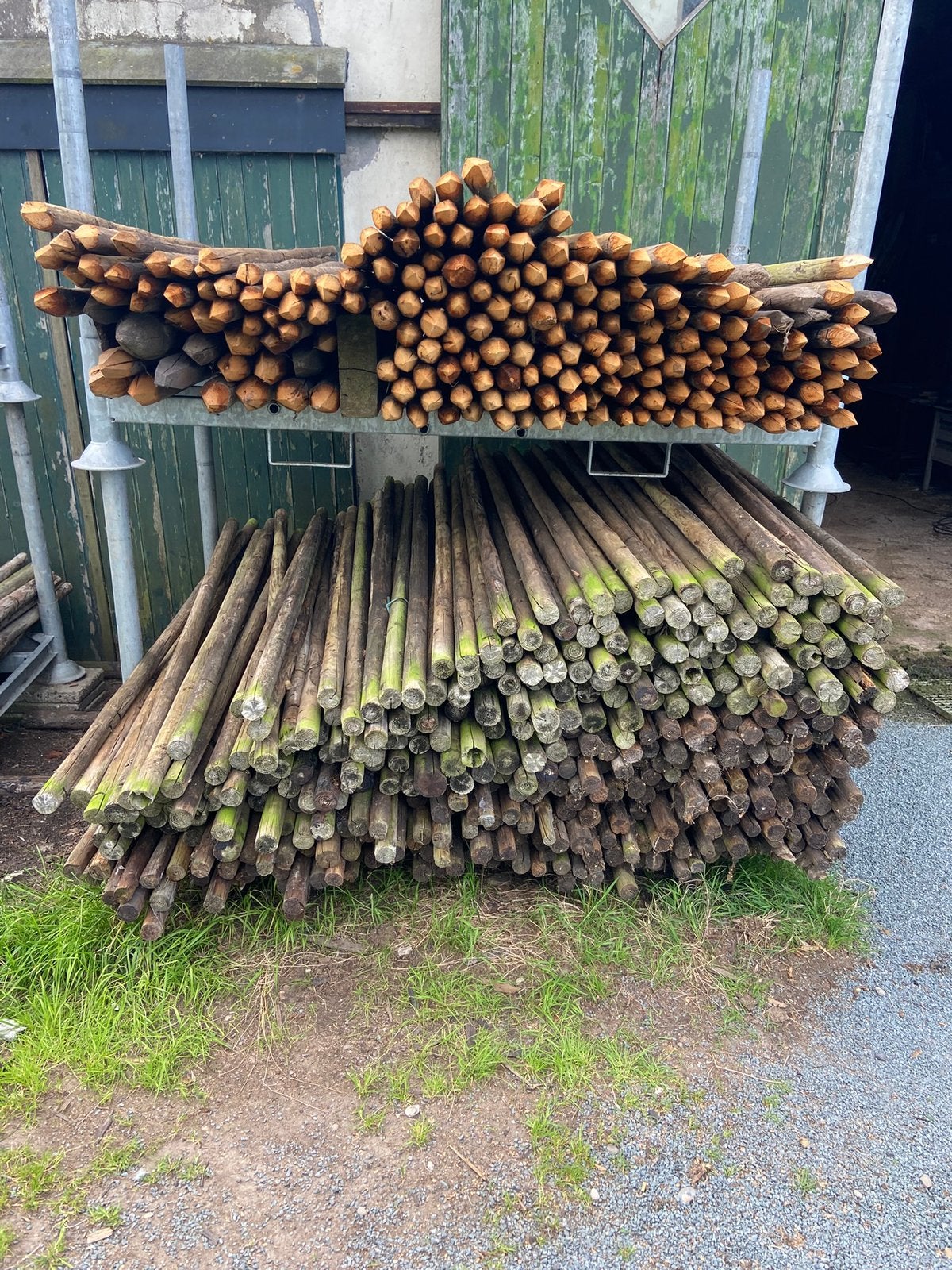 Weidepalen 160-180cm, Tuin en Terras, Palen, Balken en Planken, Ophalen, Zo goed als nieuw, Minder dan 180 cm, Palen