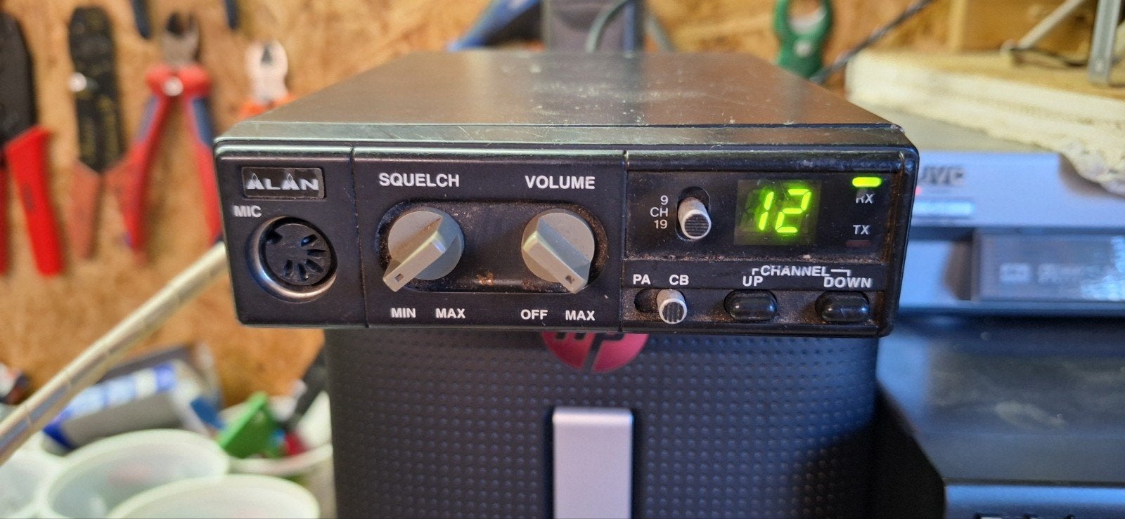 Alan 54E CB Transceiver - 40 Kanalen FM 27mc, Ophalen of Verzenden, Gebruikt, Zender en Ontvanger
