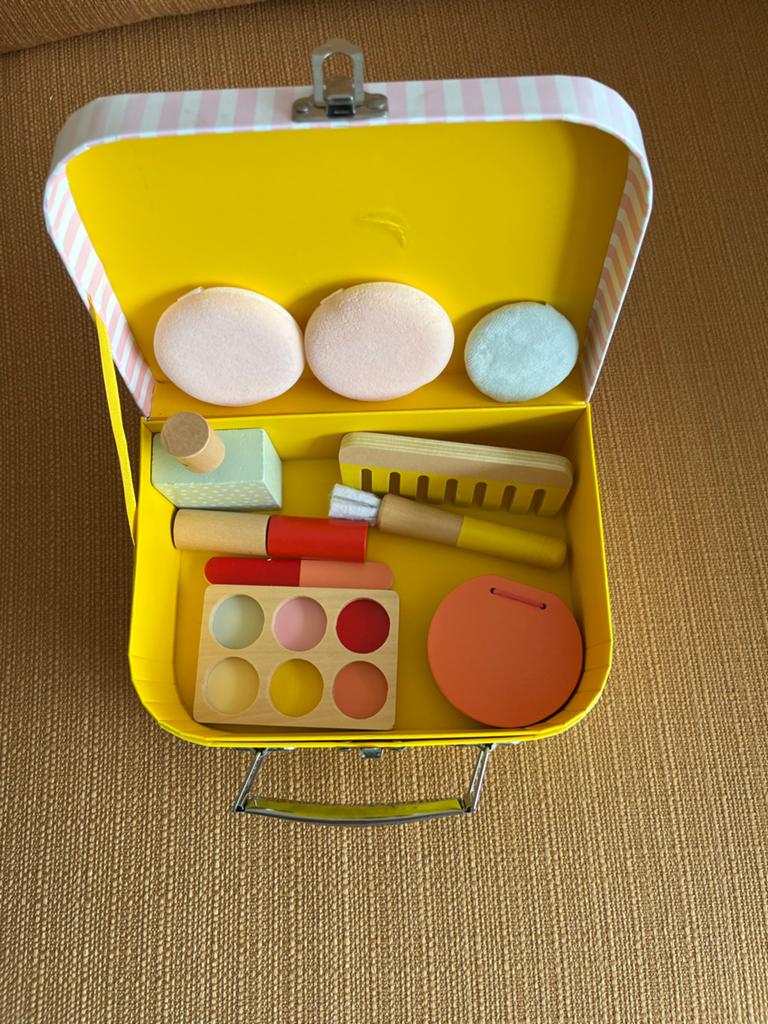Hema houten make-up setje voor kinderen, Kinderen en Baby's, Speelgoed | Houten speelgoed, Ophalen of Verzenden, Zo goed als nieuw